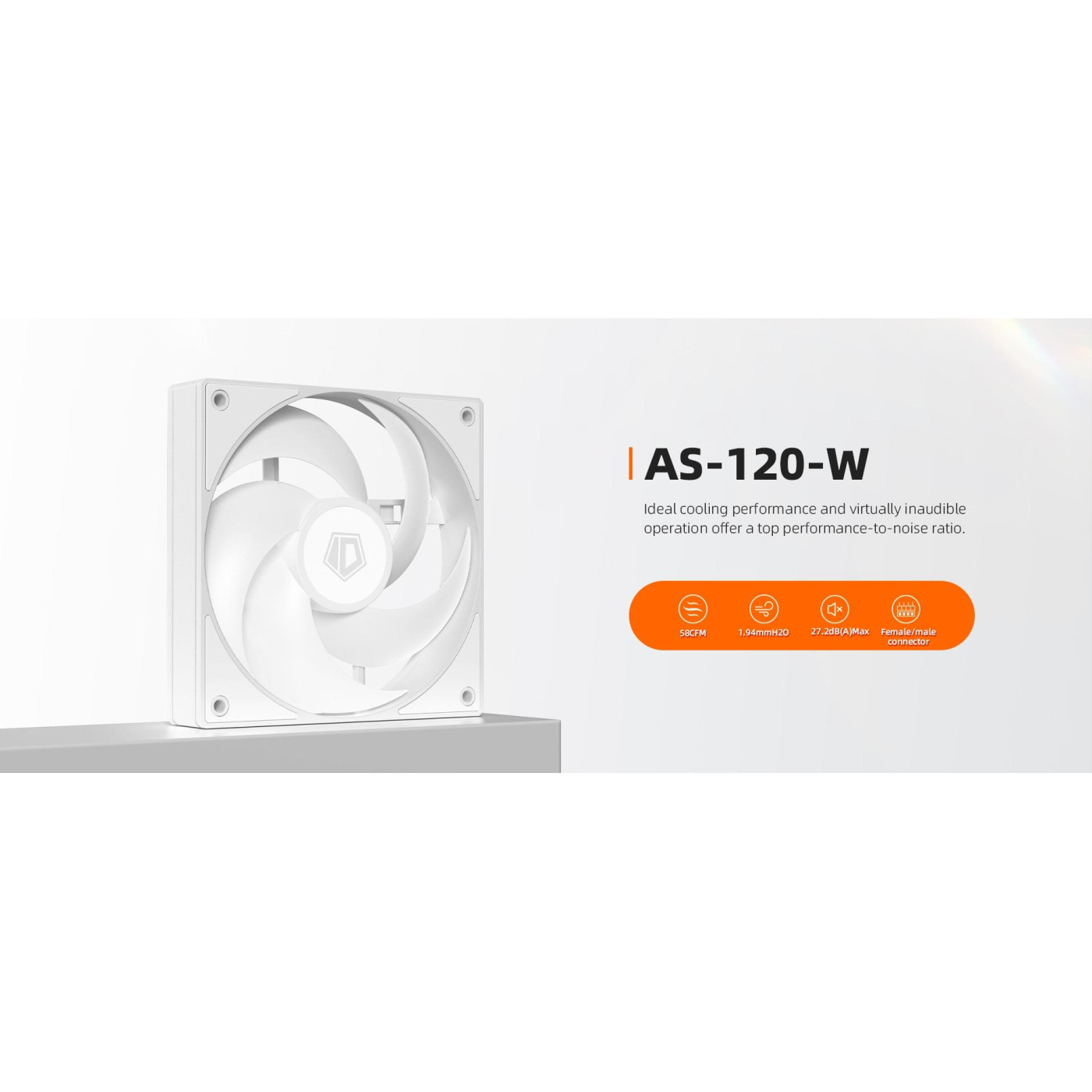 Вентилятор ID-Cooling AS-120-W (AS-120-W)