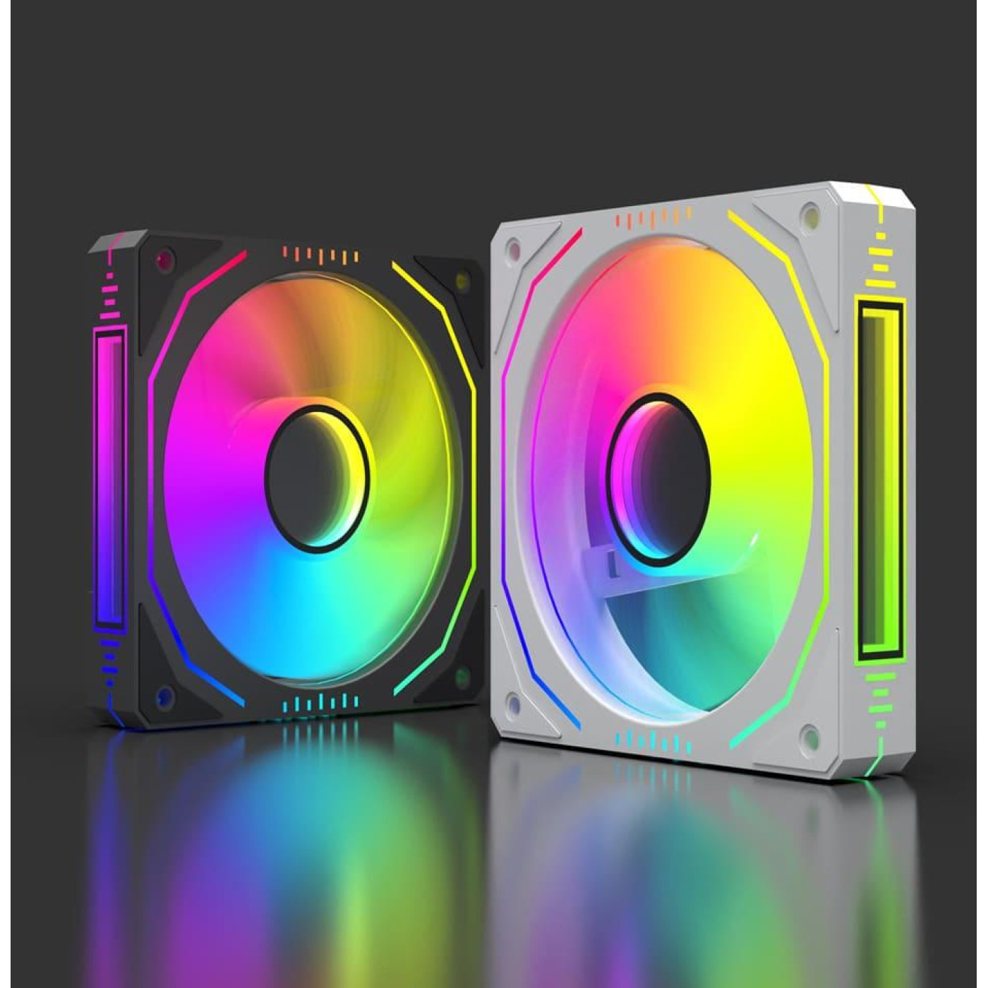 Вентилятор Coolmoon 120мм CM-MA1-ARGB White (CM-MA1-ARGB)