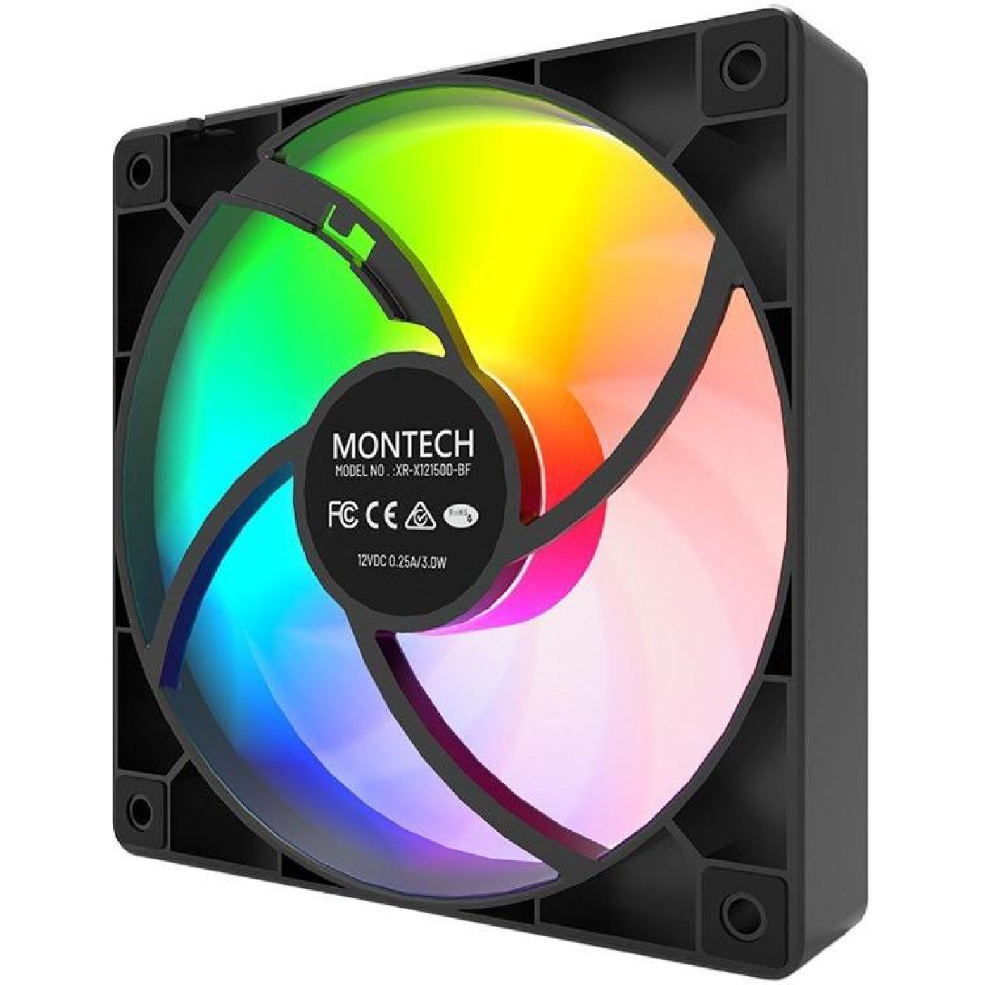 Вентилятор MONTECH 120MM GF120 PWM BLACK (GF120 PWM BLACK)