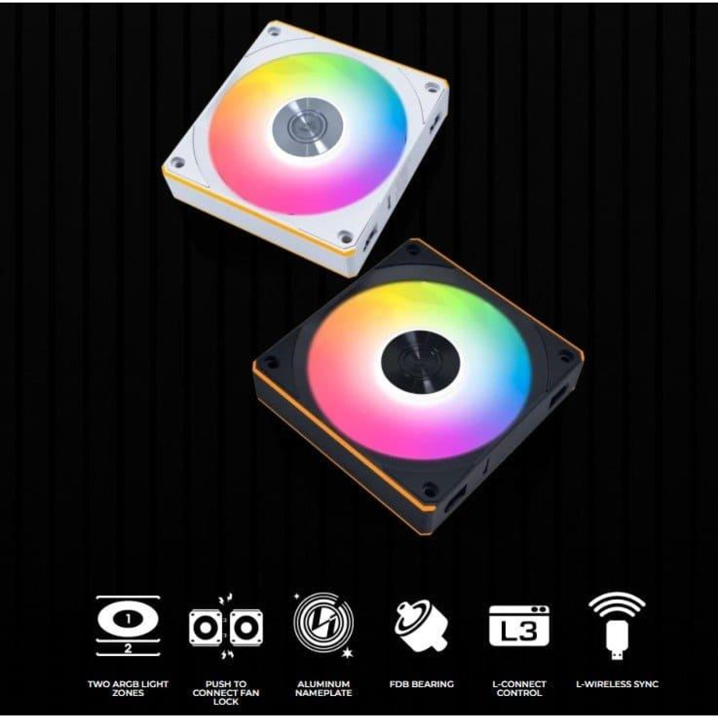 Комплект вентиляторів Lian Li Uni Fan CL Wireless Reverse Blade 3 in 1 (G99.12RCL1W3W.00) White