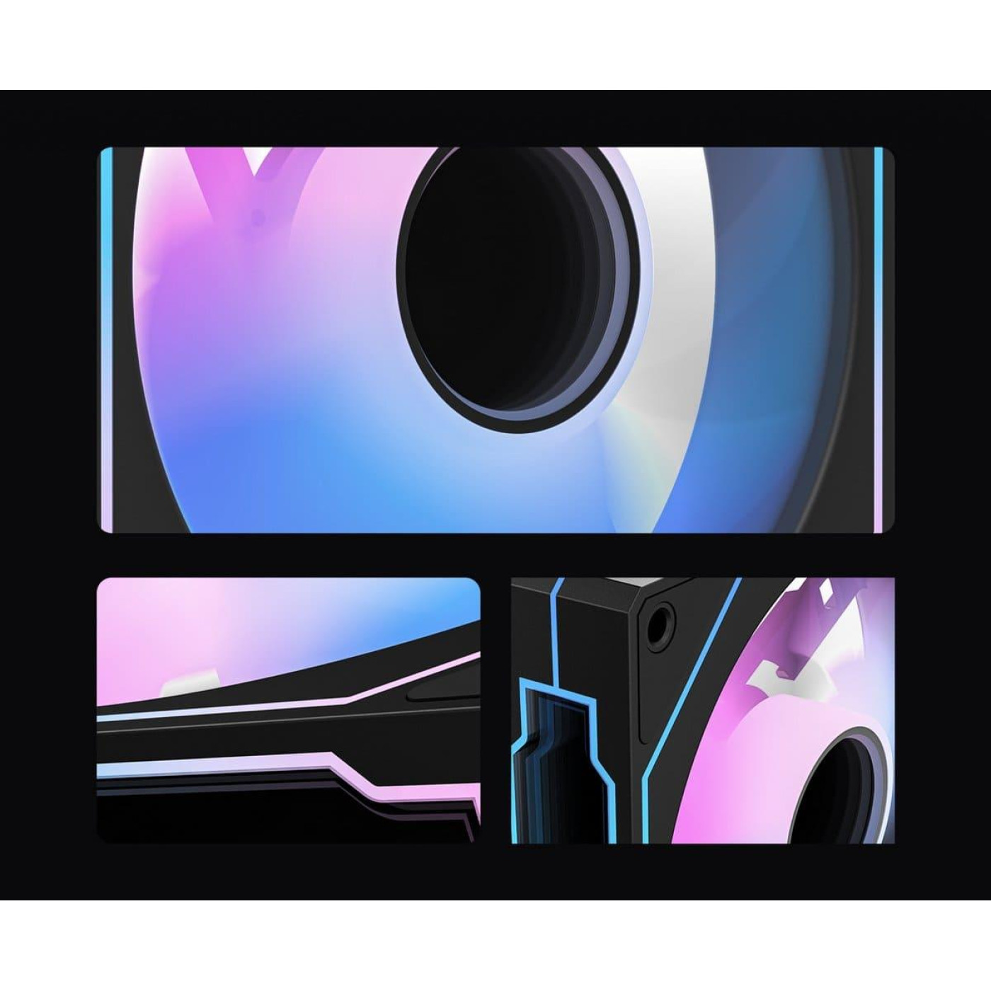 Вентилятор OCYPUS GAMMA F12 BLADE BK 120MM ARGB REVERSE BLADE (GAMMA-F12-BK1AM01X-GL)