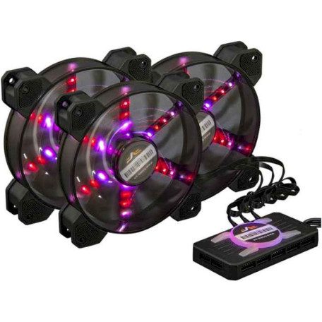 Вентилятор Frime RGB-вентиляторов + Fun hub + ДУ Iris Flicker KIT (IRISFLICKERKIT)