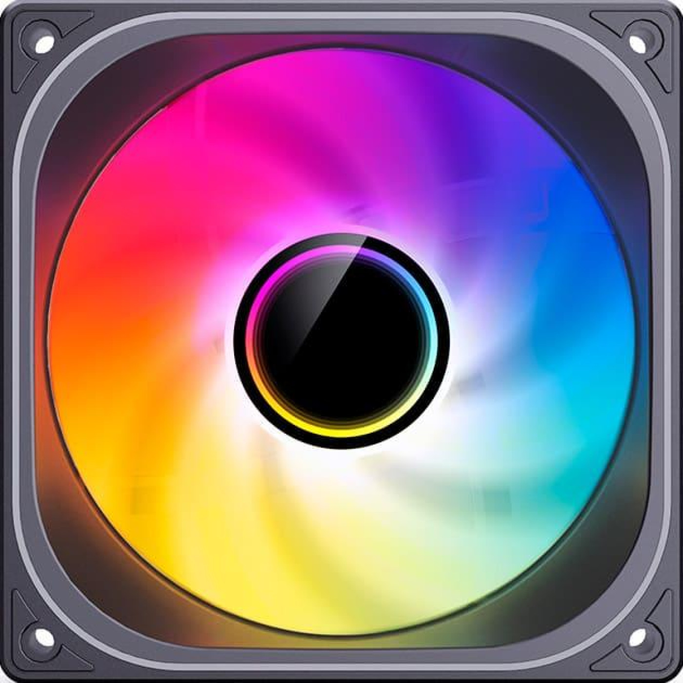 Вентилятор JONSBO B-120BR 120мм (ZB-120BR Black)