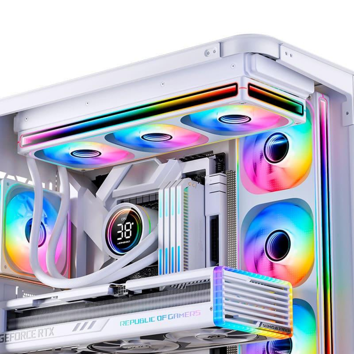 Вентилятор Jonsbo ZB-120W 120мм White (ZB-120W White)