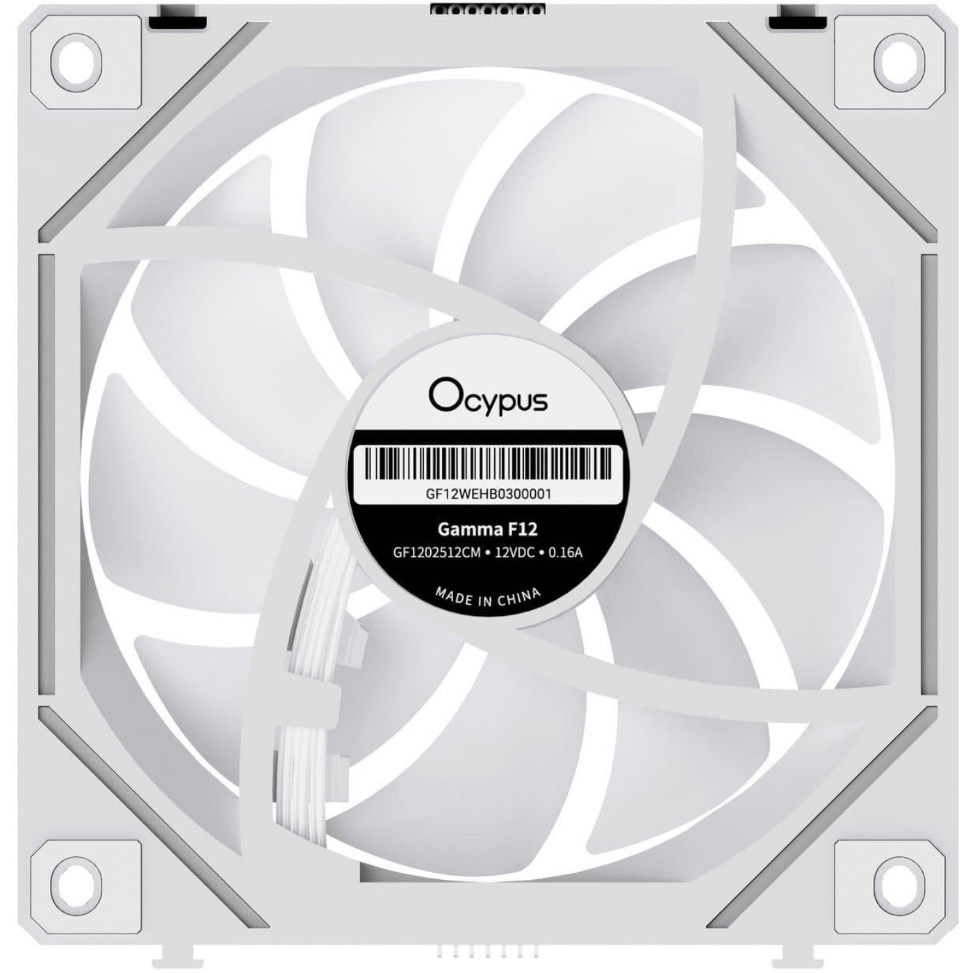 Комплект вентиляторів OCYPUS GAMMA F12 UNI WH ARGB REVERSE BLADE 3 IN 1