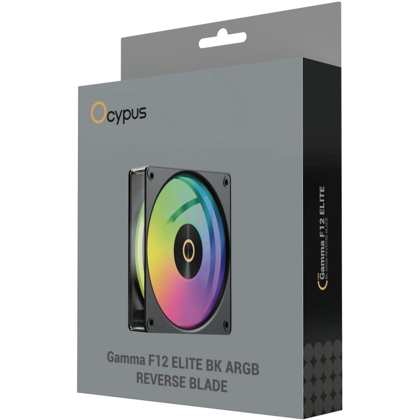 Вентилятор OCYPUS GAMMA F12 ELITE BK ARGB REVERSE BLADE (GAMMA-F12-BK1AM01E-GL)