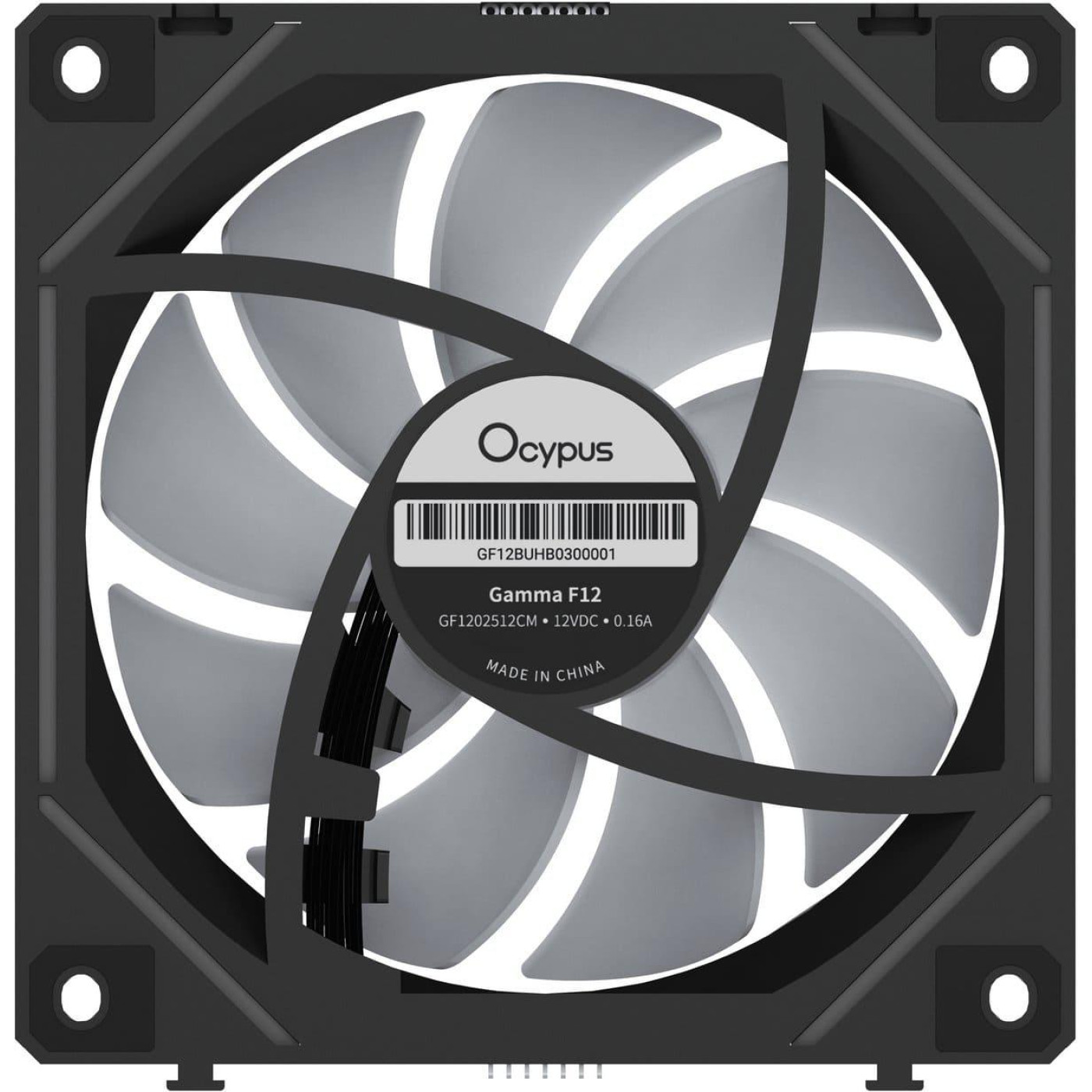 Комплект вентиляторів Ocypus GAMMA F12 UNI BK ARGB 3 IN 1 (GAMMA-F12-BK3AM00U-GL)