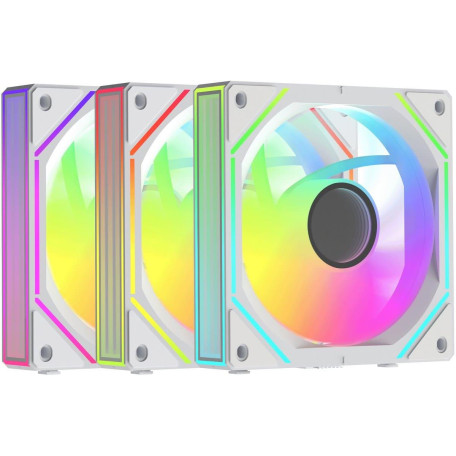 Комплект вентиляторів Ocypus GAMMA F12 UNI WH ARGB 3 IN 1 (GAMMA-F12-WH3AM00U-GL)