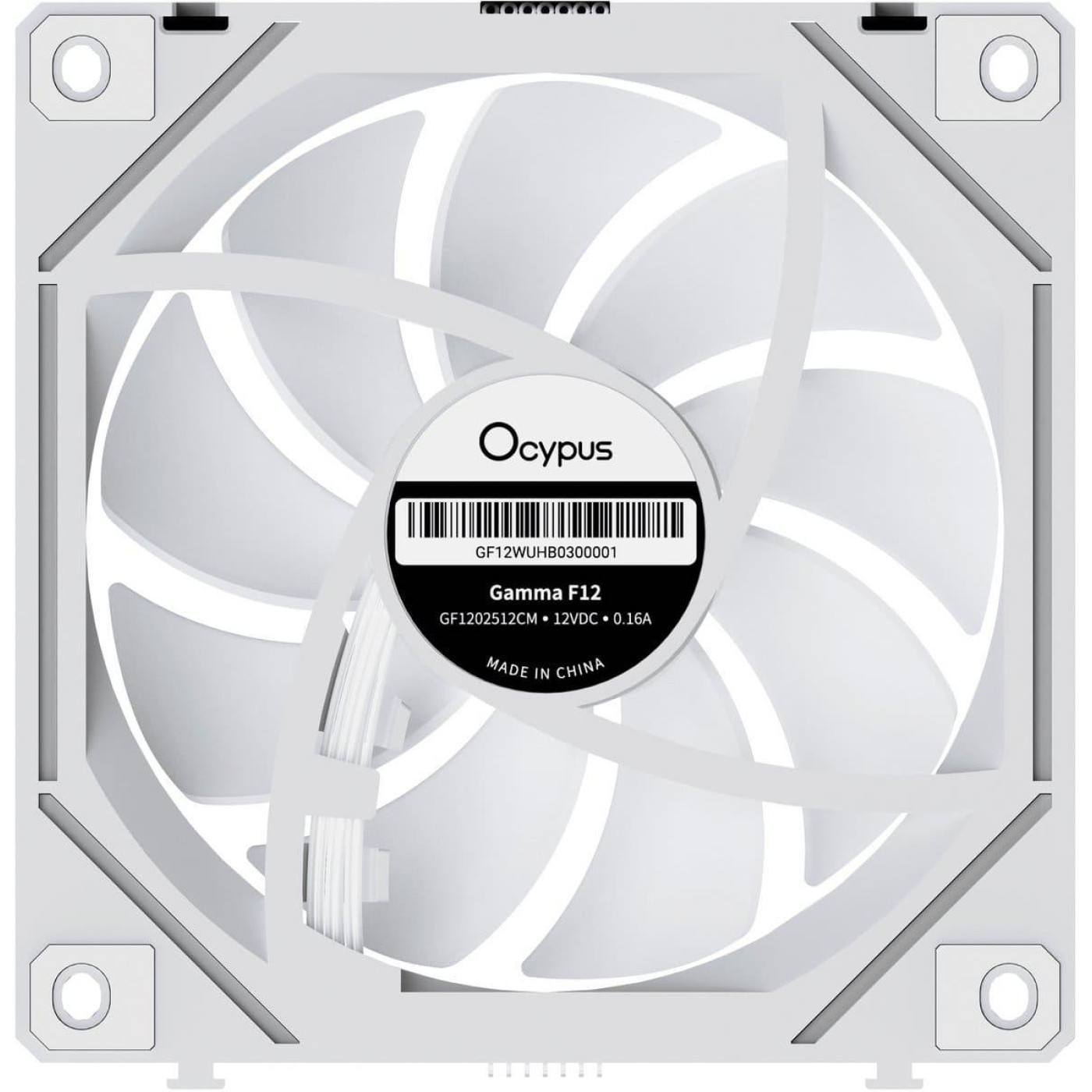 Комплект вентиляторів Ocypus GAMMA F12 UNI WH ARGB 3 IN 1 (GAMMA-F12-WH3AM00U-GL)