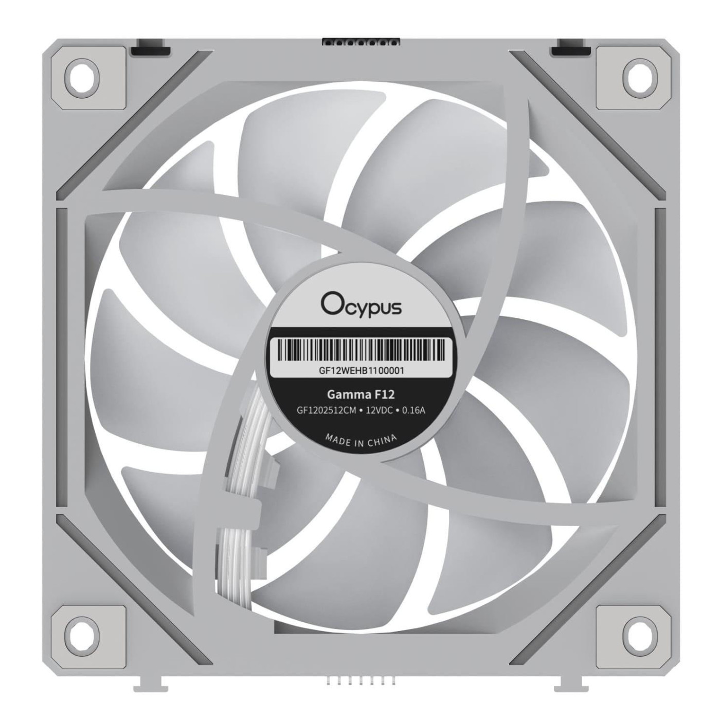 Вентилятор Ocypus GAMMA F12 ARGB Reverse Blade White (GAMMA-F12-WH1AM01U-GL)