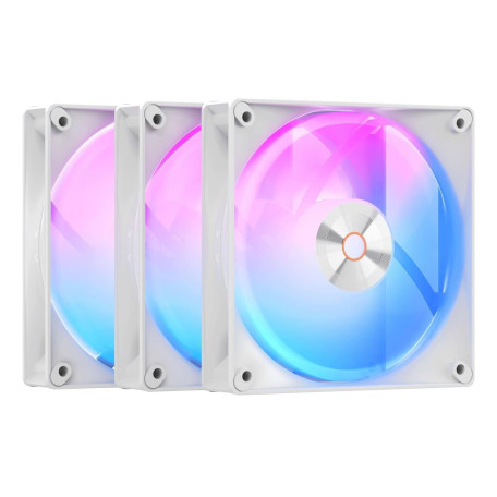 Комплект вентиляторів Ocypus DELTA F12 ARGB 3in1 White (DELTA-F12-WH3AM00X-GL)