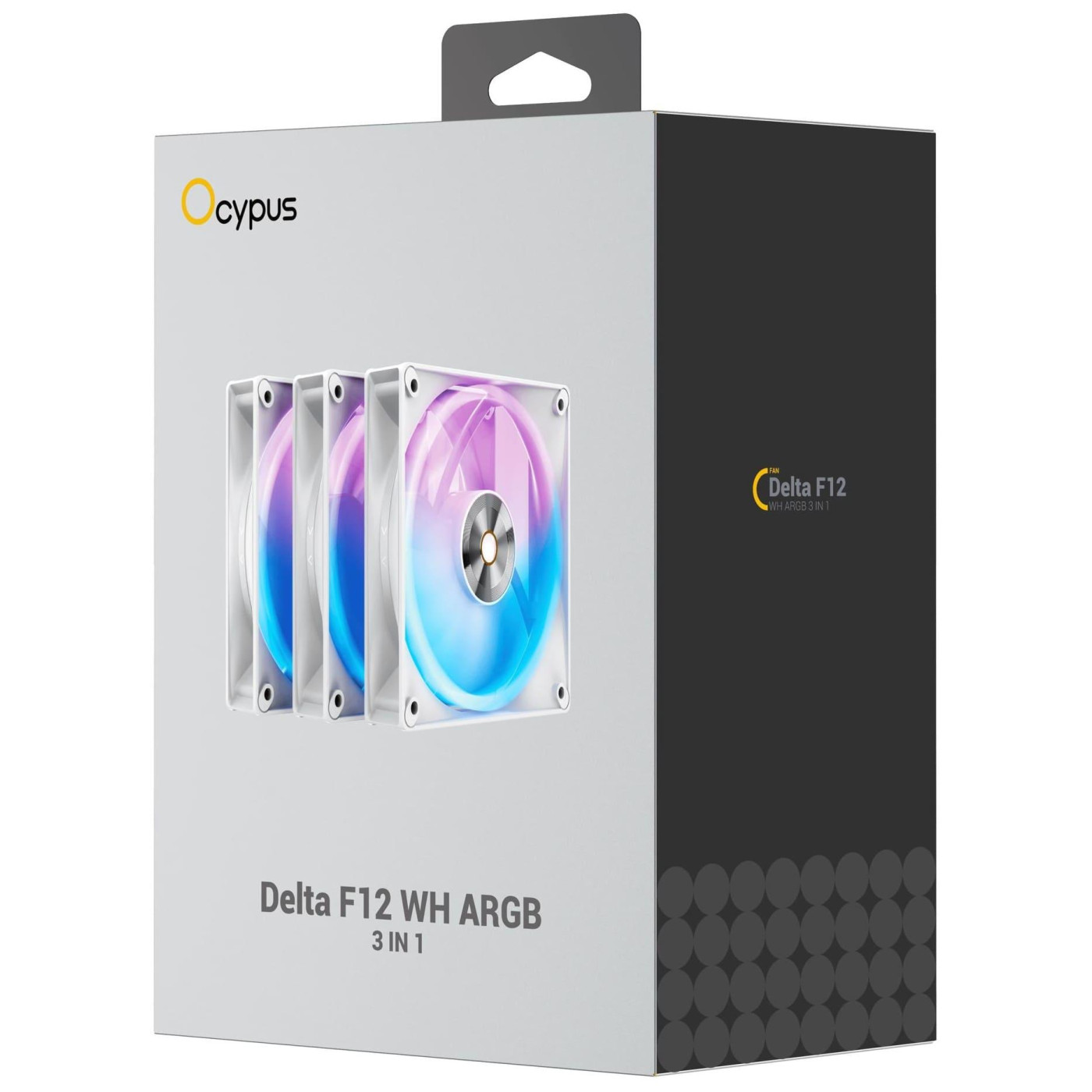 Вентилятор Ocypus DELTA F12 ARGB 3in1 White (DELTA-F12-WH3AM00X-GL)