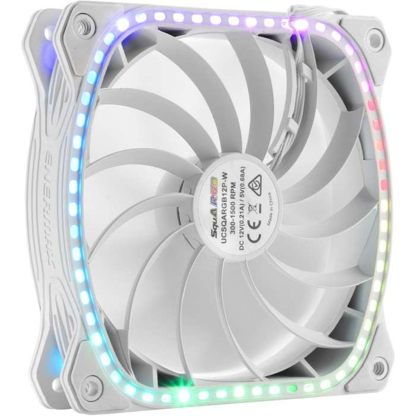 Вентилятор Enermax SQUA RGB WHITE 3x 120 mm 3шт (UCSQARGB12P-W-BP3)