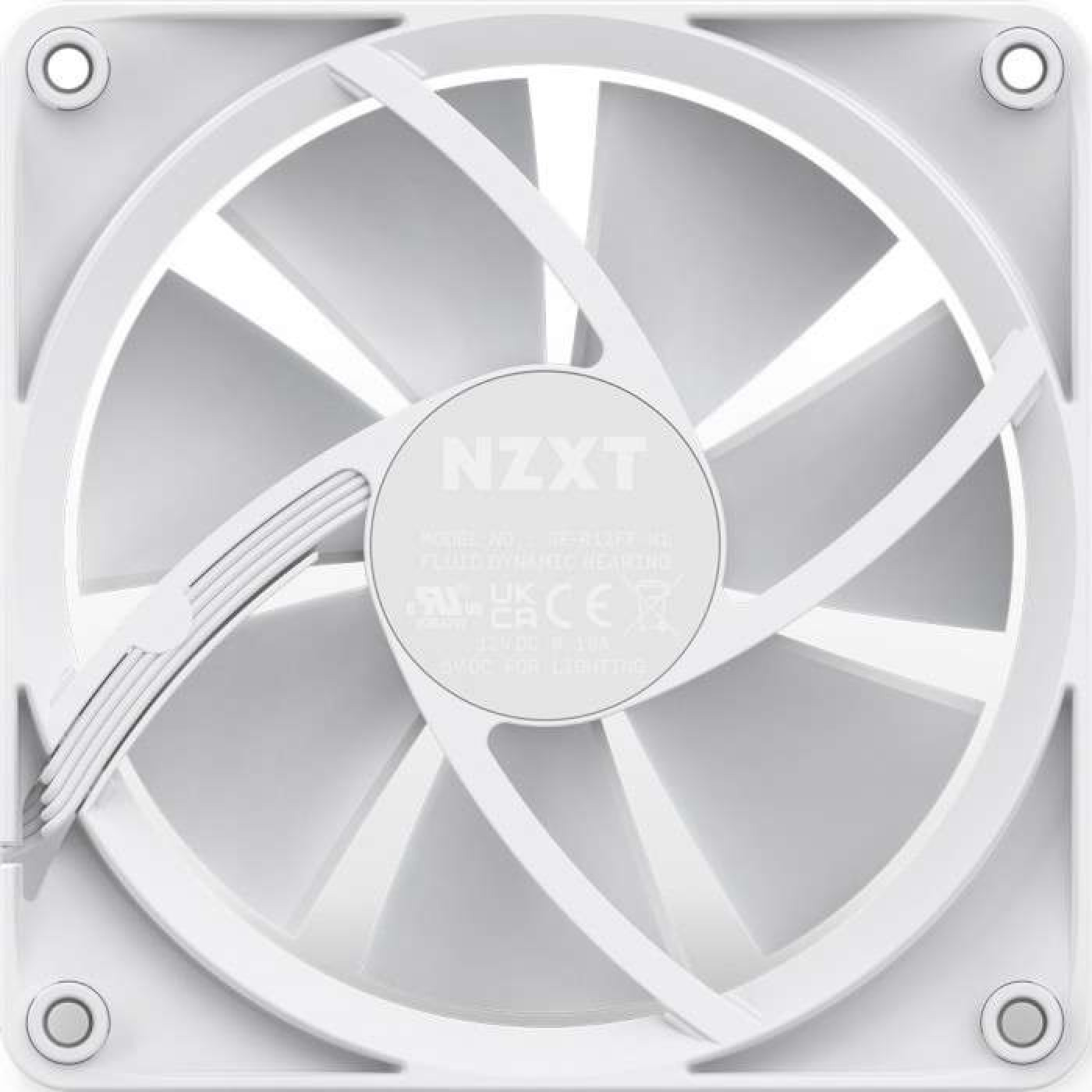 Комплект вентиляторів NZXT F120RGB - 120mm RGB Fans - Triple (White) (RF-R12TF-W1)