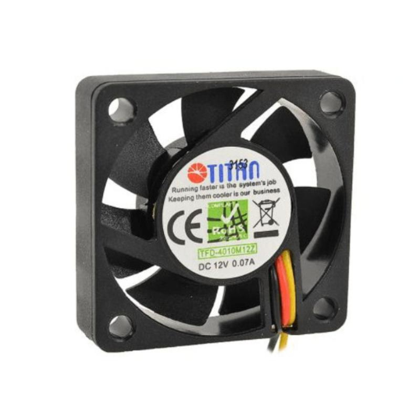 Вентилятор Titan TFD-4010M12Z, 40х40х10 (TFD-4010 M 12 Z)
