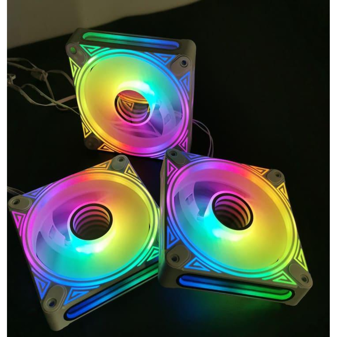 Вентилятор Coolmoon 120мм CM-DM1-W Forward (CM-DM1-W-F) White