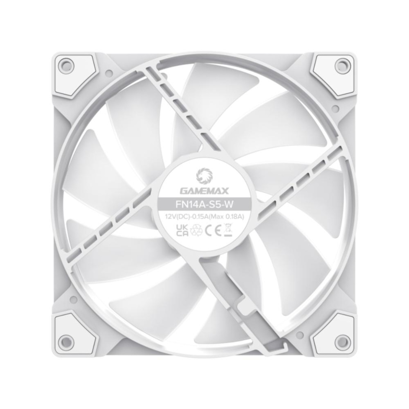 Вентилятор GameMax FN14A-S5-W White (FN14A-S5-W)