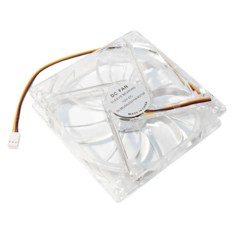 Вентилятор ATcool 120 mm 12025 Led Fan Red DC sleeve fan 3pin- 120*120*25мм (15278)