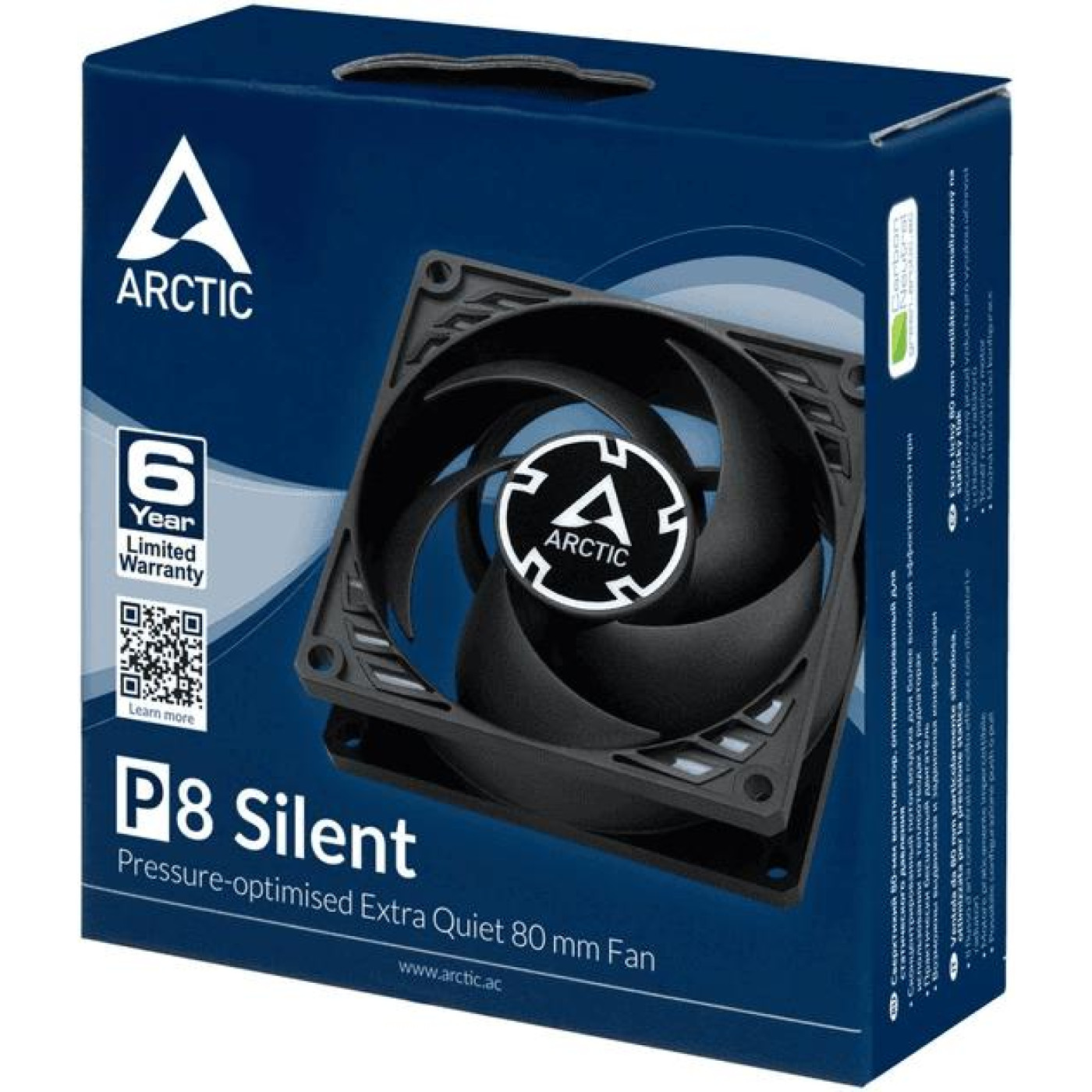 Вентилятор Arctic P8 80MM BLACK (ACFAN00147A)