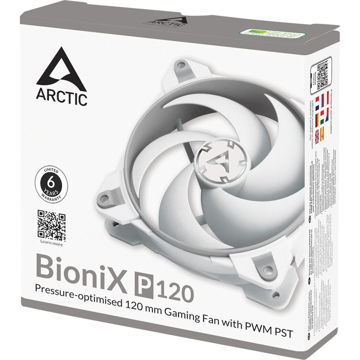 Вентилятор Arctic BioniX P120 Grey/White (ACFAN00167A)