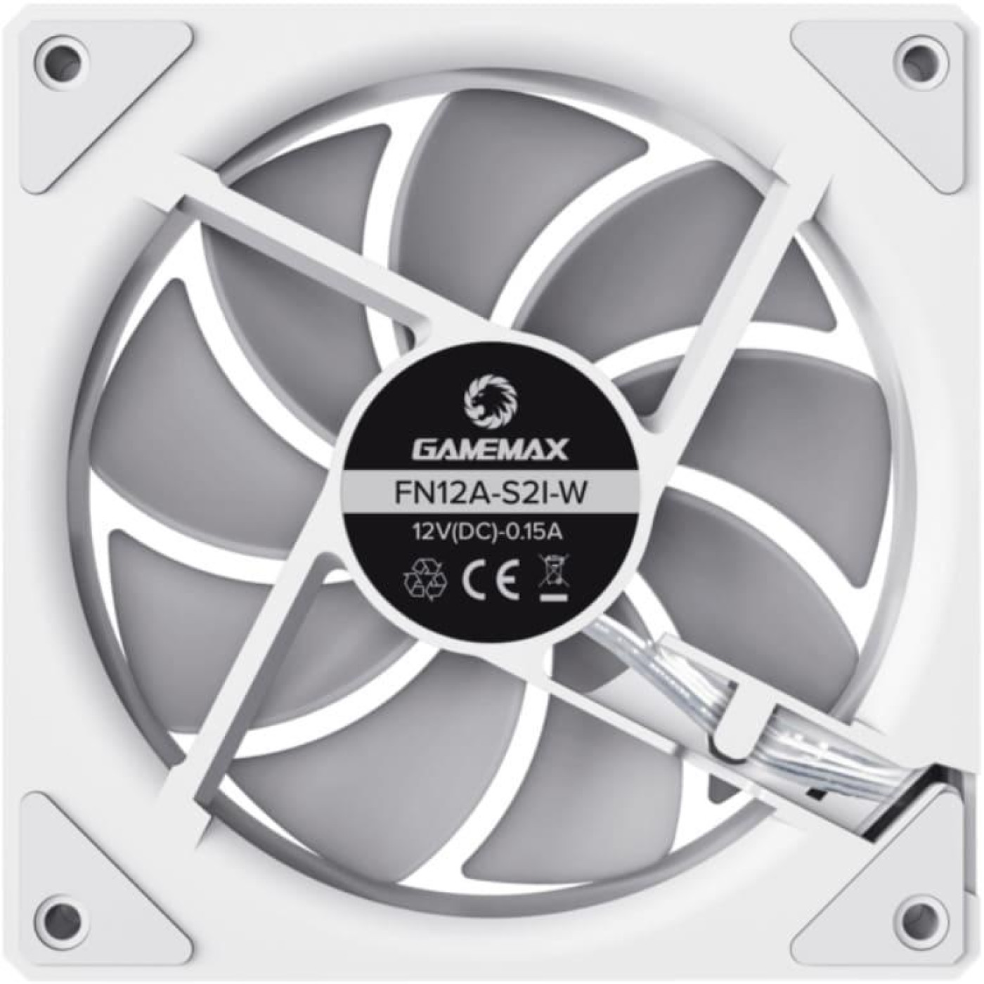 Вентилятор GameMax 120мм FN12A-S2I-W (FN12A-S2I-W)