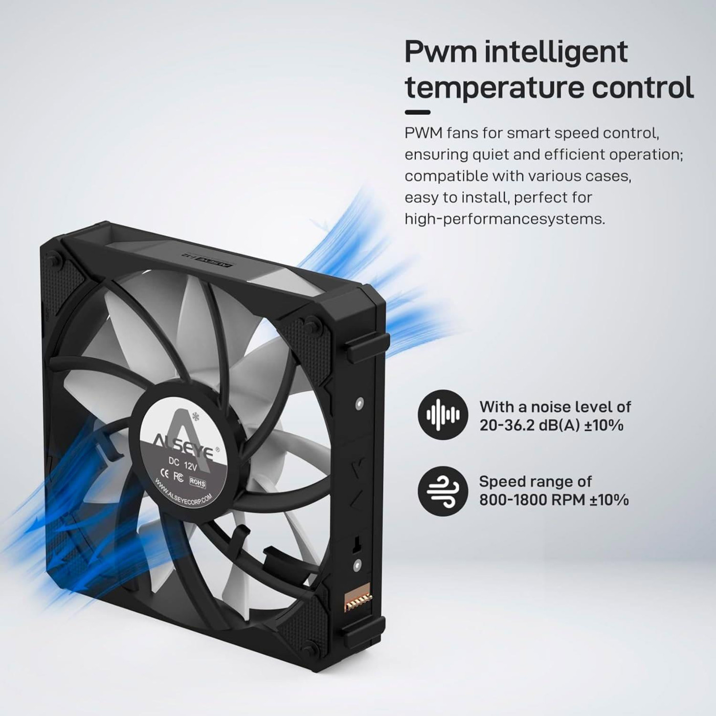 Вентилятор alseye i12B-K3 120мм (AS.04.09.0004)
