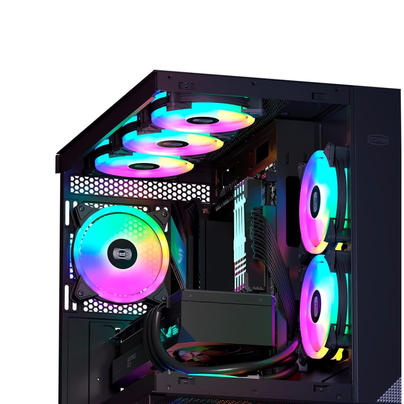 Комплект вентиляторів PcCooler F3 T120 ARGB BK 3-Pack (F3 T120 ARGB 3 in 1 Black)