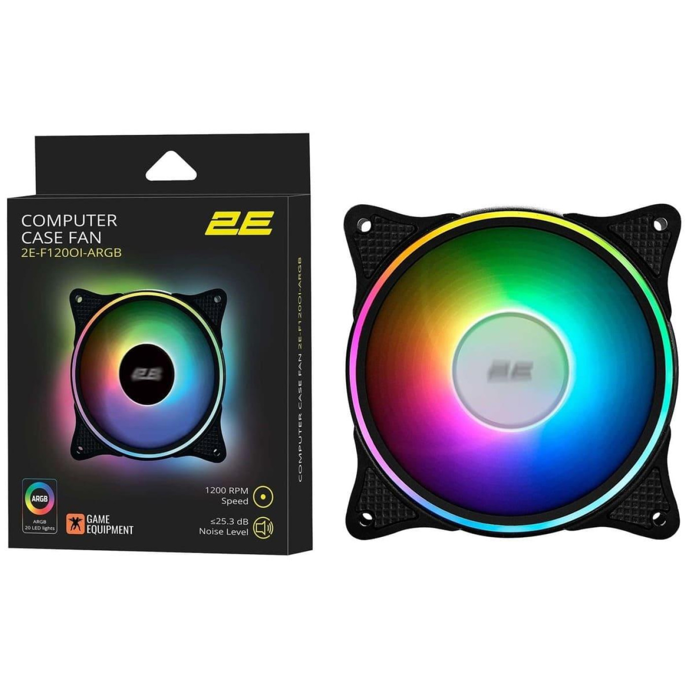 Вентилятор 2E Gaming F120OI-ARGB 120mm (2E-F120OI-ARGB)