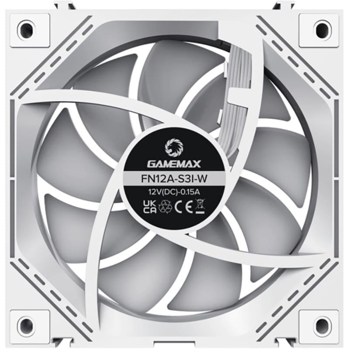 Комплект вентиляторів GameMax 120мм FN12A-S3I-W (FN12A-S3I-W)