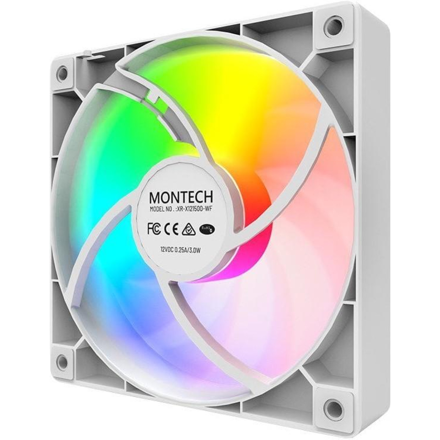 Вентилятор MONTECH 120MM GF120 PWM WHITE (GF120 PWM WHITE)