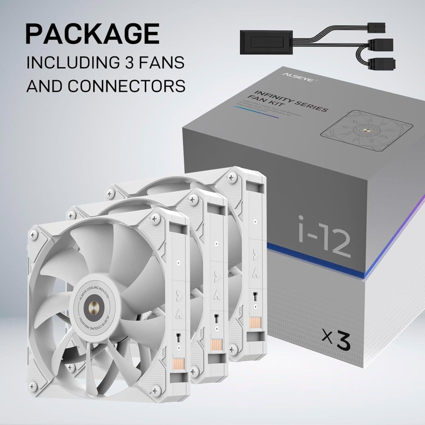 Вентилятор alseye i12W-K3 120мм (AS.04.09.0003)