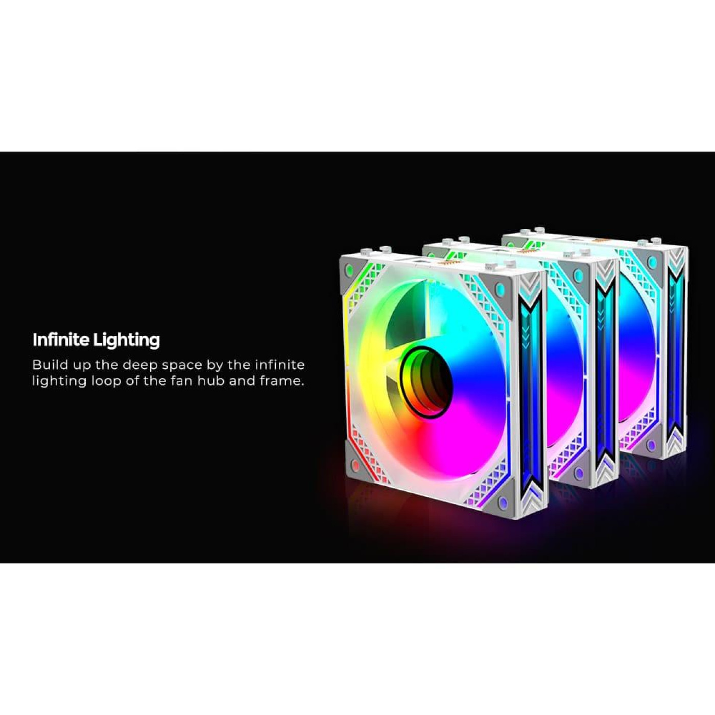 Комплект вентиляторов alseye Mirror Ⅲ-W-K 120мм 3шт (AS.04.06.0147)