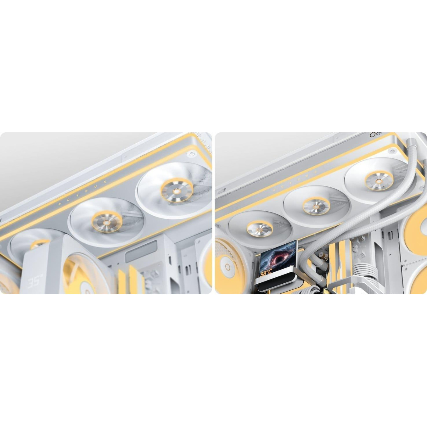Вентилятор Ocypus SIGMA F36 ARGB White (SIGMA-F36-WH3AM00X-GL)