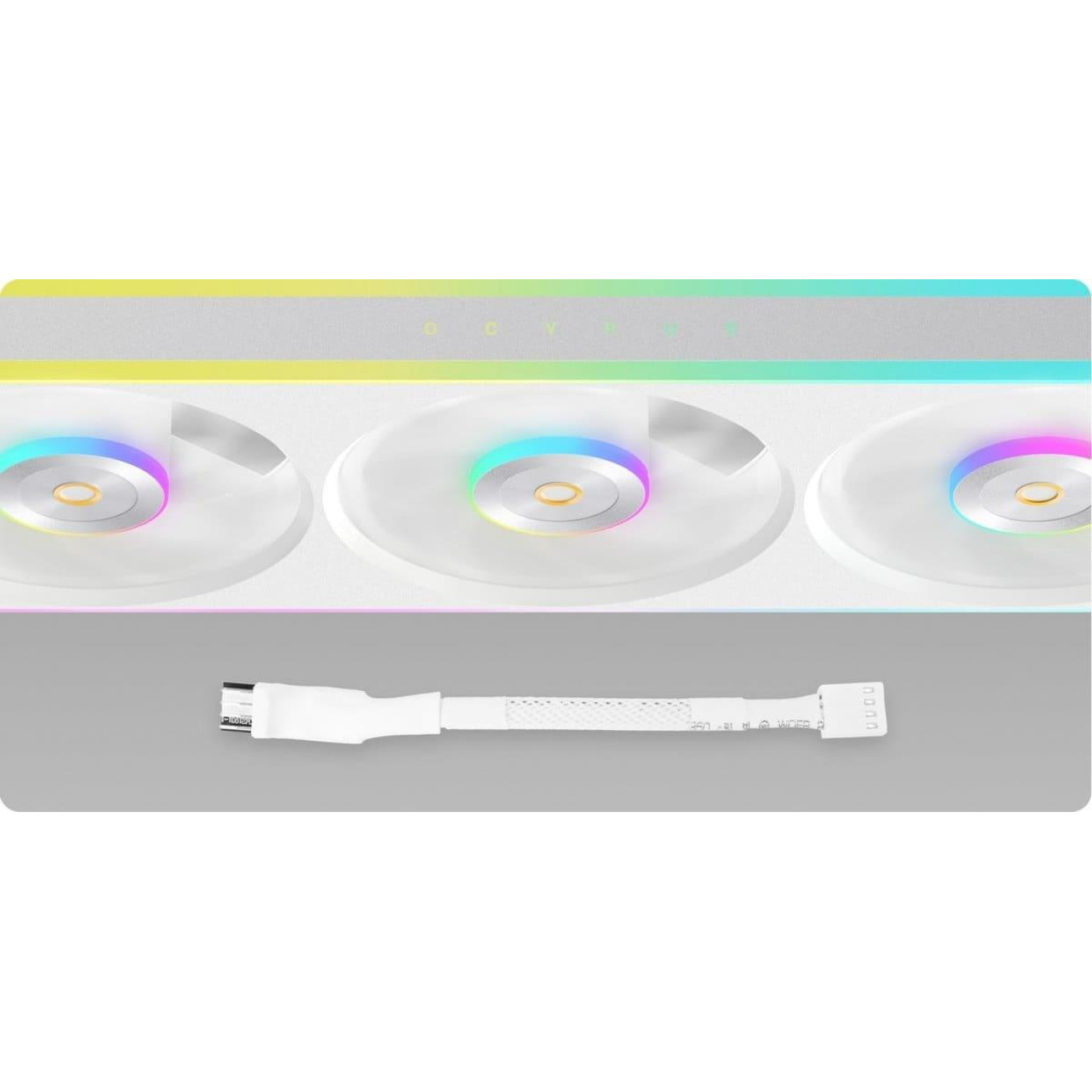 Вентилятор Ocypus SIGMA F36 ARGB White (SIGMA-F36-WH3AM00X-GL)
