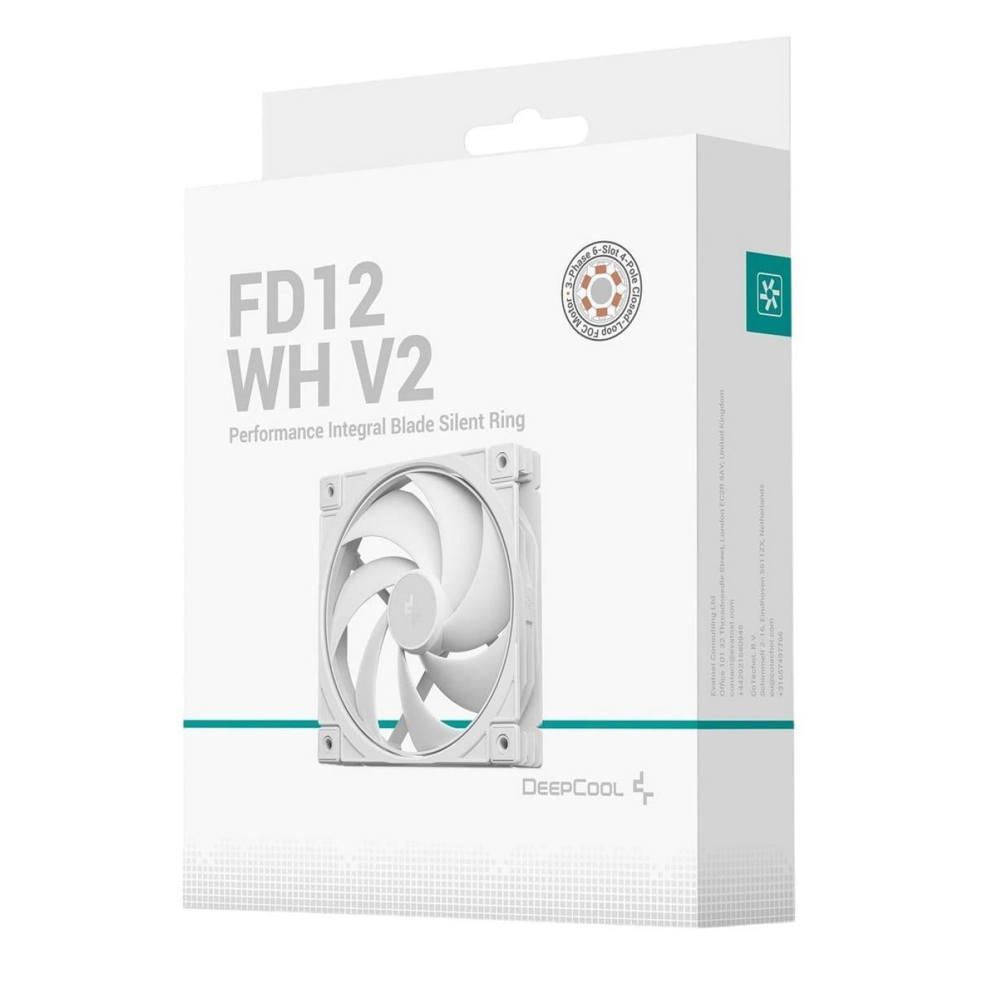 Вентилятор Deepcool FD12 V2 White (R-FD12V2-WHNPN1-G)
