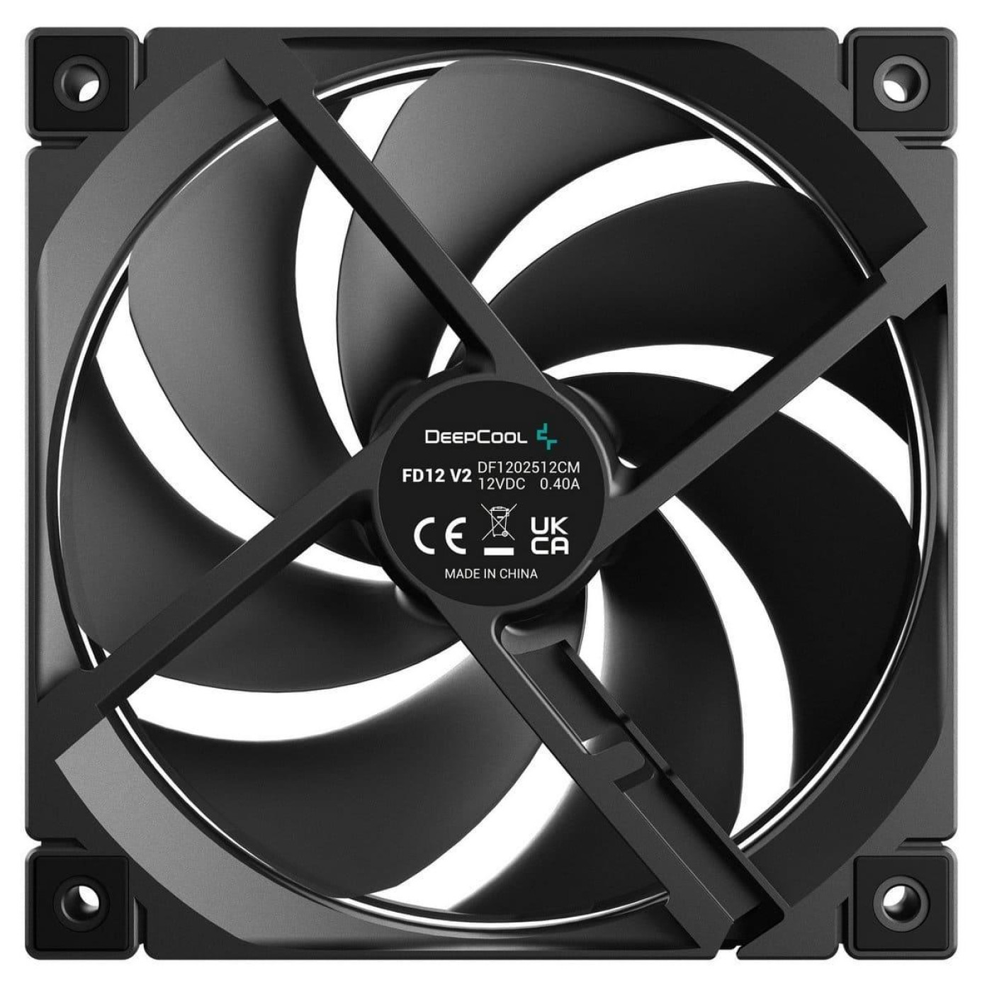 Вентилятор Deepcool FD12 V2 Black (R-FD12V2-BKNPN1-G)