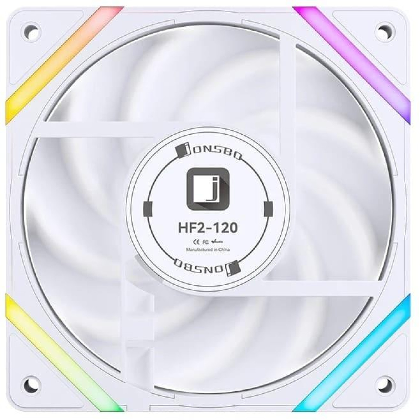 Вентилятор Jonsbo HF2-120W ARGB White (HF2-120W ARGB White)