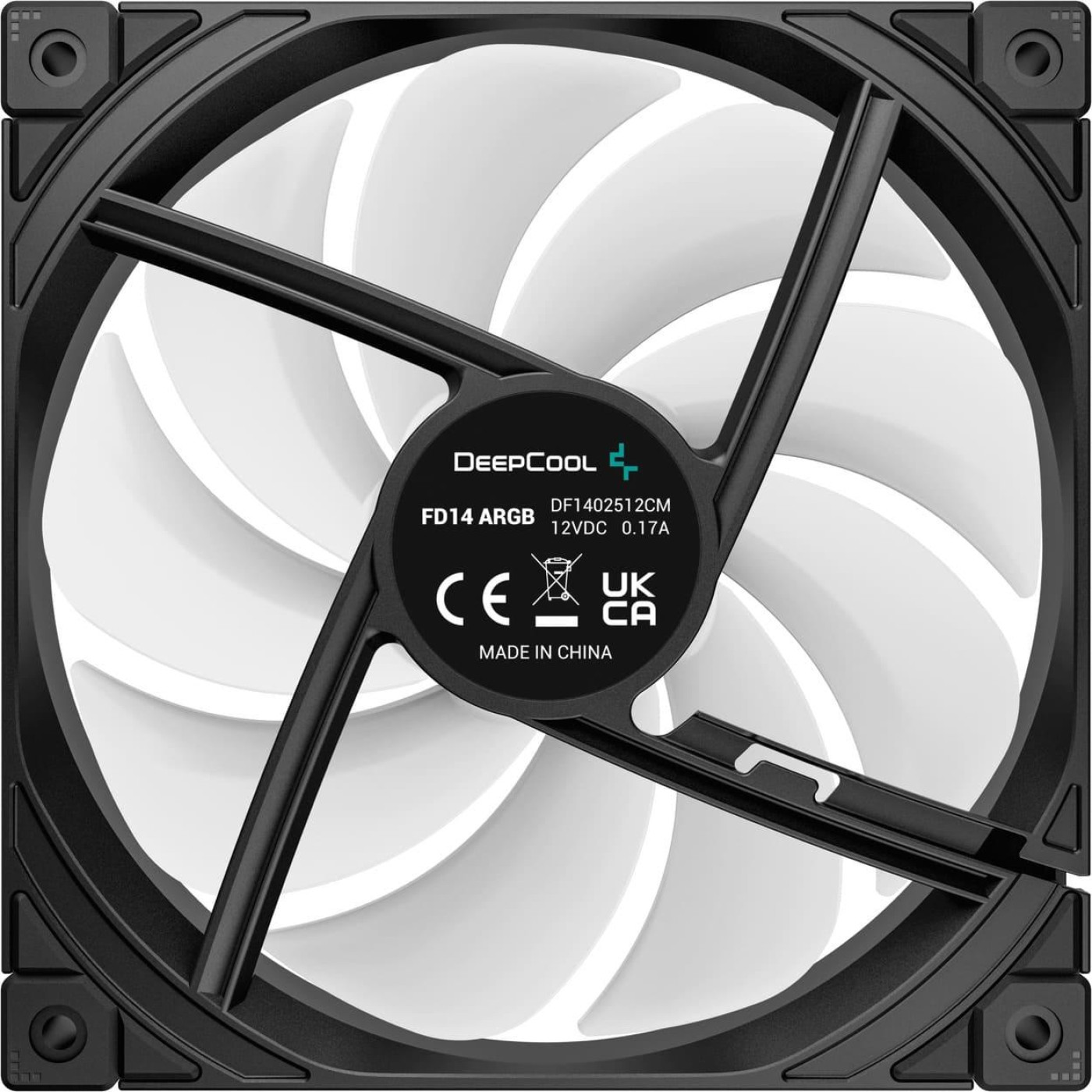 Вентилятор Deepcool FD14 140мм ARGB (R-FD14-BKAPN1-G) Black