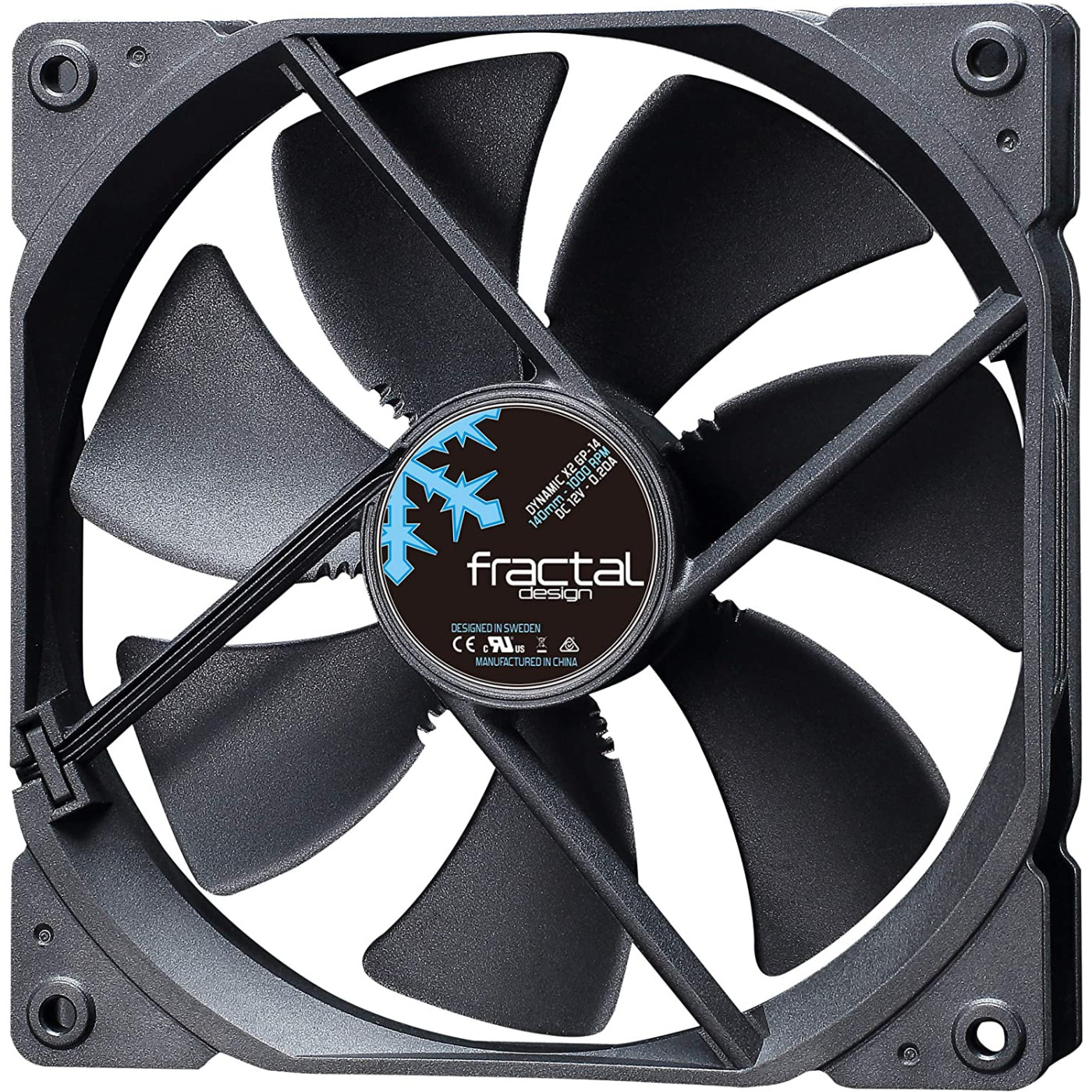 Вентилятор Fractal Design Dynamic X2 GP-14 (FD-FAN-DYN-X2-GP14-PWM-BK) Б/у