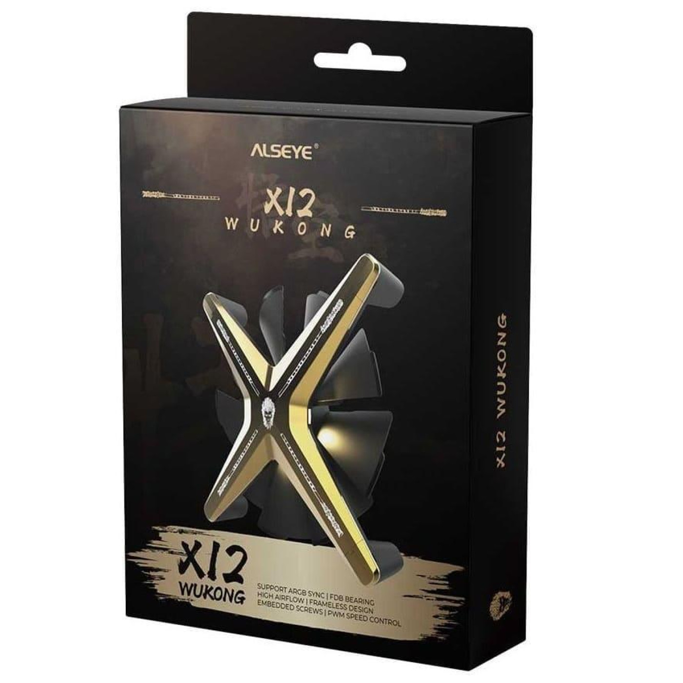 Вентилятор alseye X12 Golden WK Push (AS.04.03.0024)