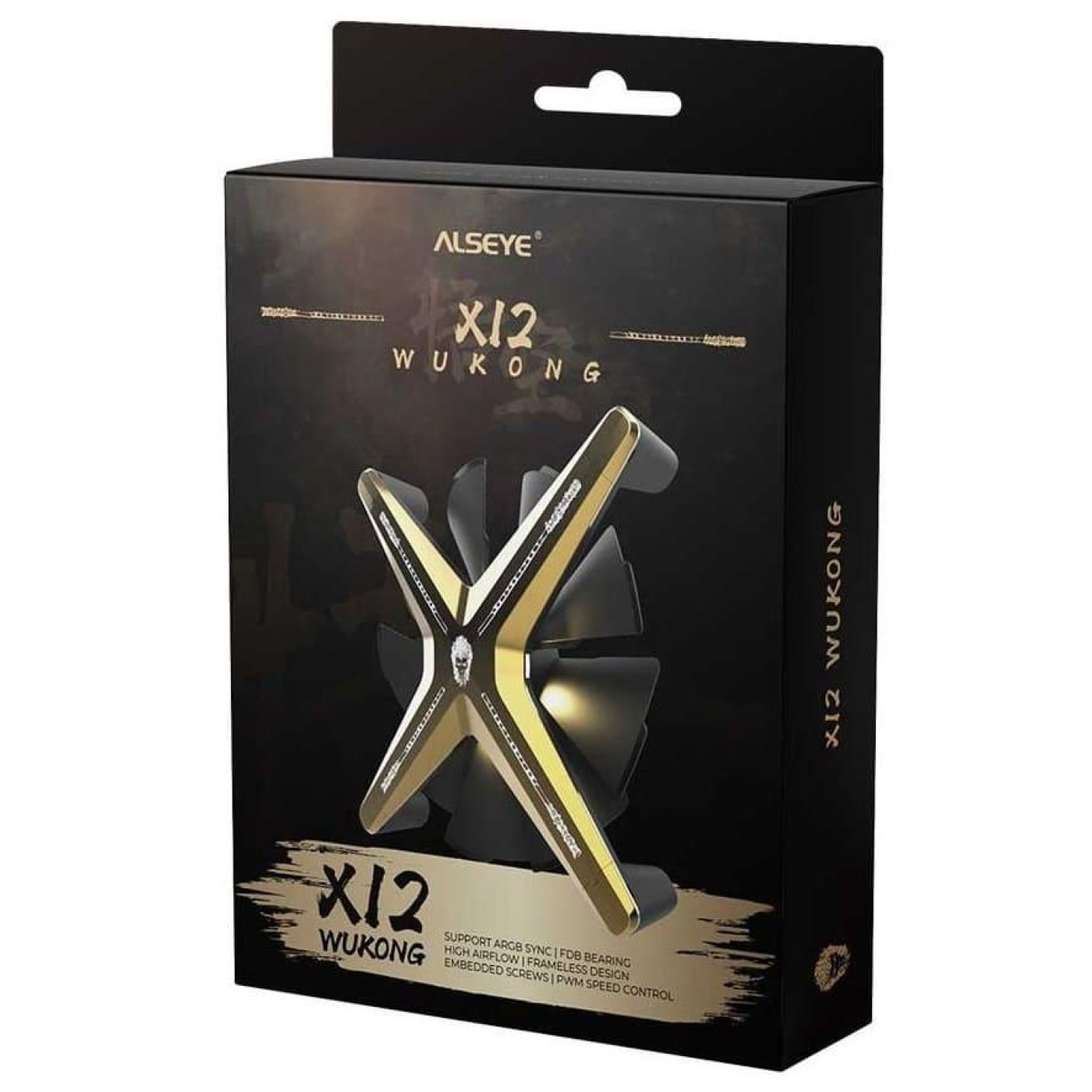 Вентилятор alseye X12 Black WK Push (AS.04.03.0032)