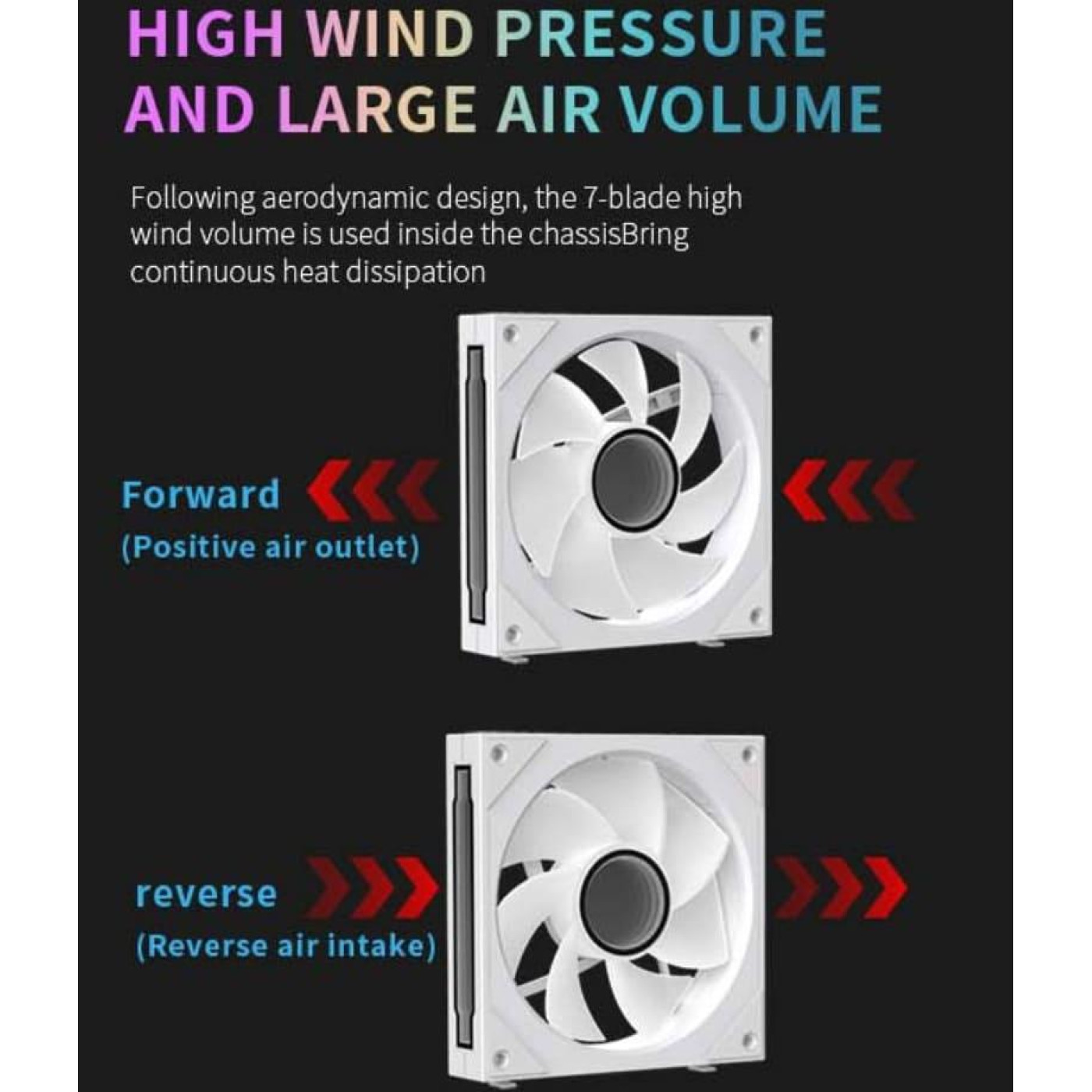 Вентилятор UPSIREN WF-2 BLACK REVERSE (WF-2 BLACK REVERSE) Б/в