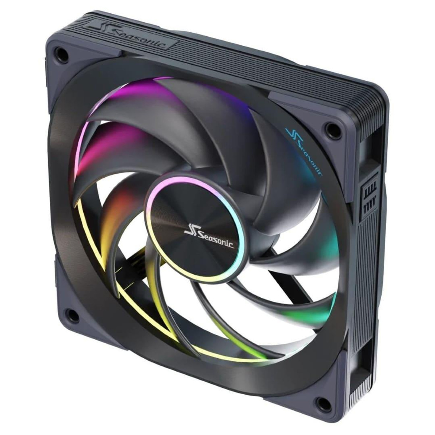 Комплект вентиляторів Seasonic MagFlow ARGB 120 3 in 1 (MAGFLOW-ARGB-3) Black