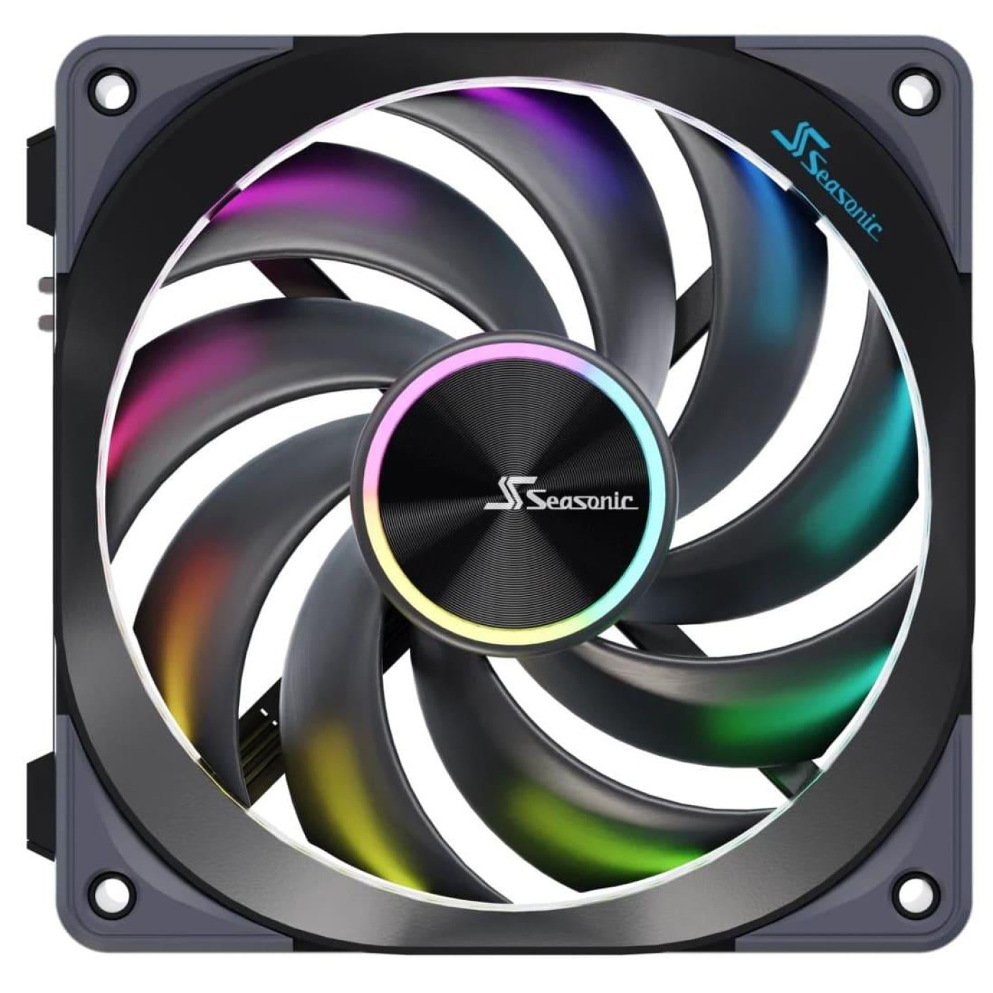 Комплект вентиляторів Seasonic MagFlow ARGB 120 3 in 1 (MAGFLOW-ARGB-3) Black