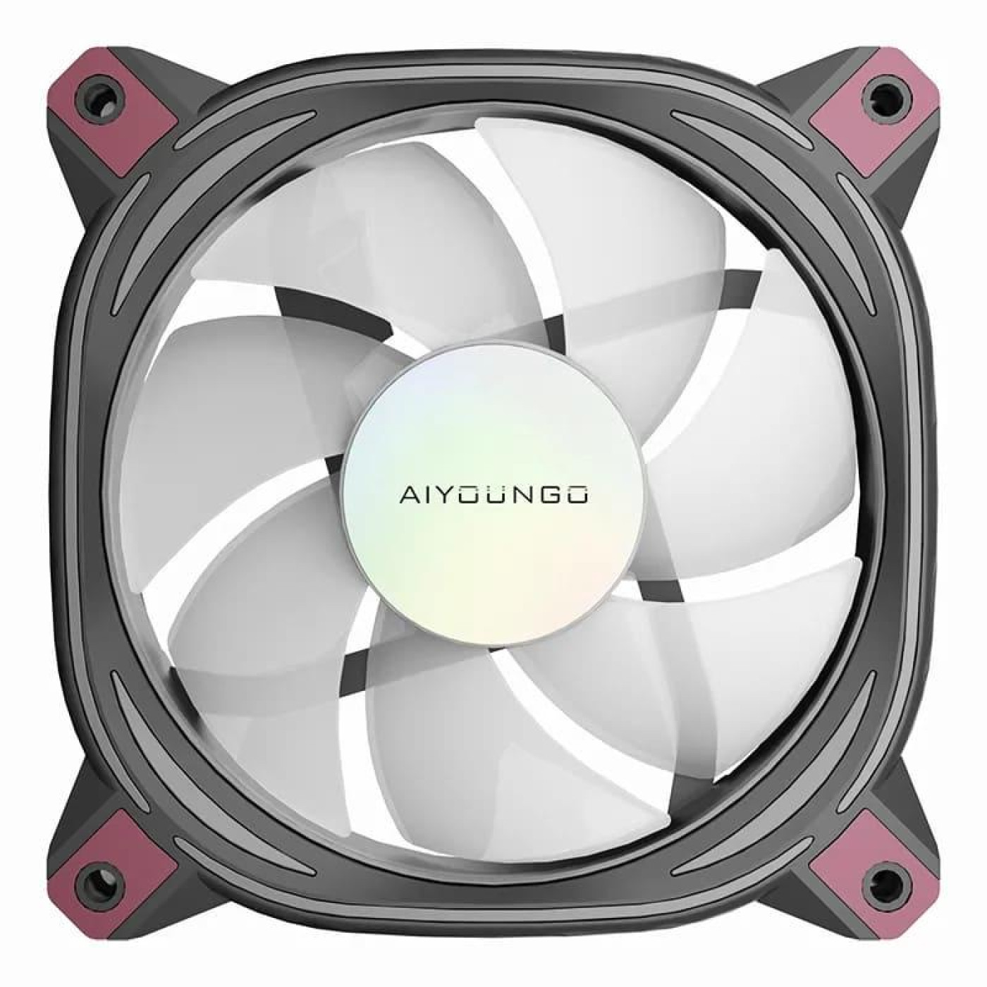 Вентилятор Aigo Z12 Black ARGB (Z12B) U1