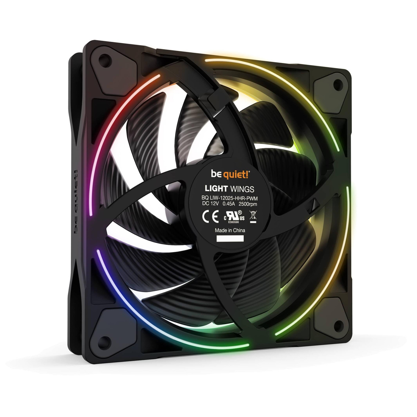Комплект вентиляторів Be quiet! Light Wings 120mm PWM High-Speed 3 шт (BL077)