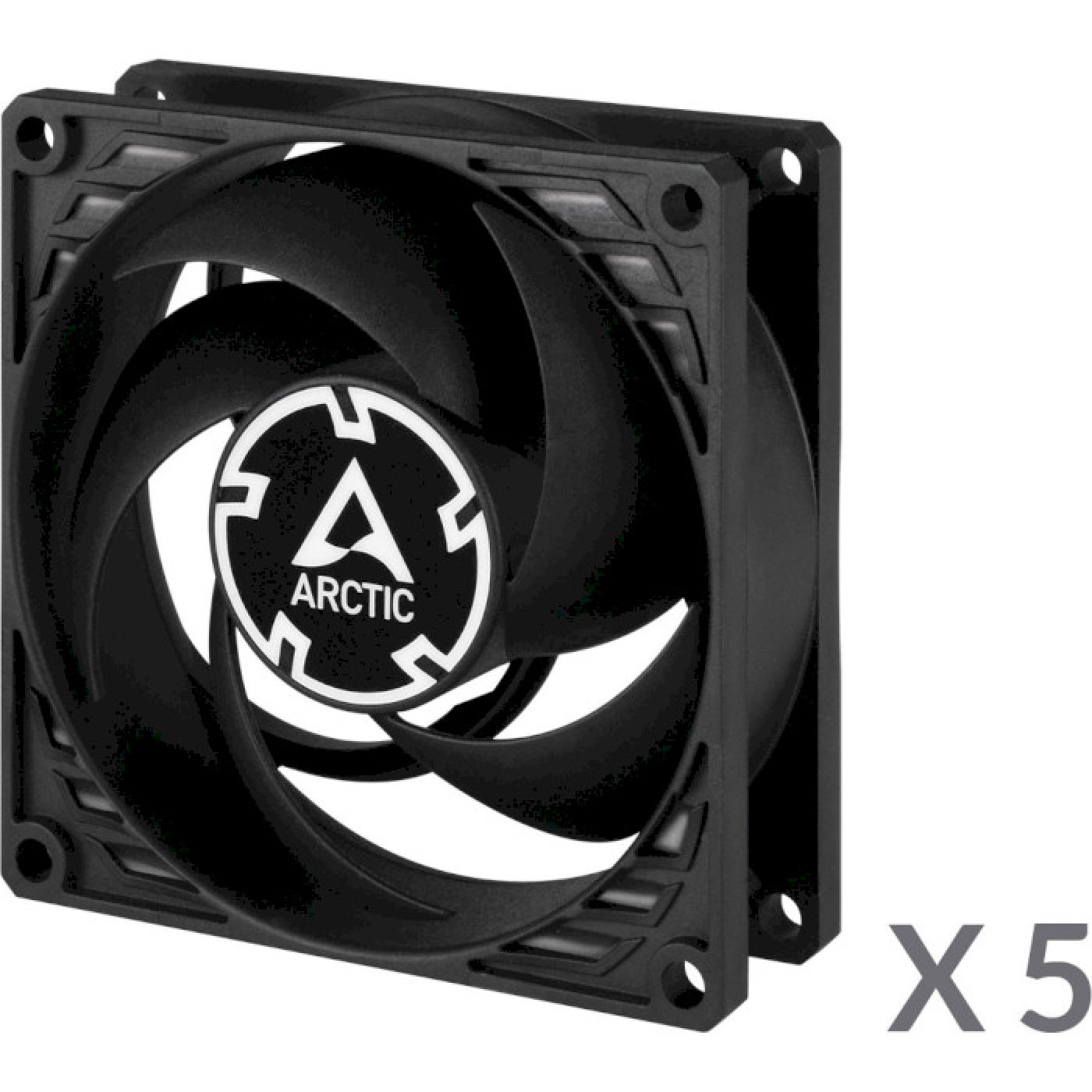 Комплект вентиляторів Arctic P8 PWM PST (5-Fan Pack) Black (ACFAN00154A)