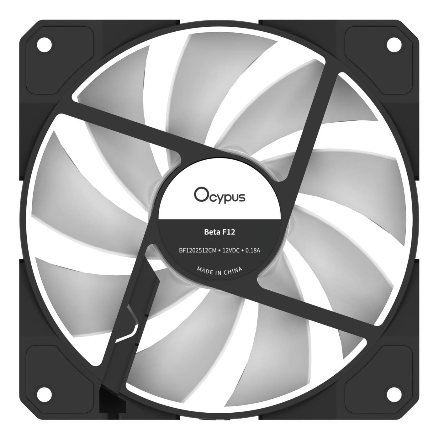 Вентилятор Ocypus BETA F12 BK 120MM ARGB (BETA-F12-BK1AM00X-GL)