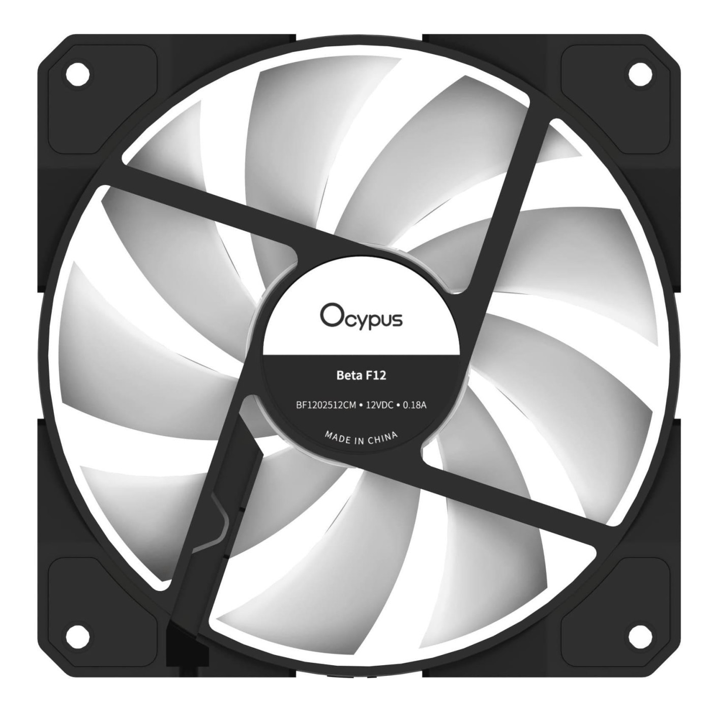 Вентилятор Ocypus BETA F12 BK BLADE 120MM REVERSE ARGB (BETA-F12-BK1AM01X-GL)