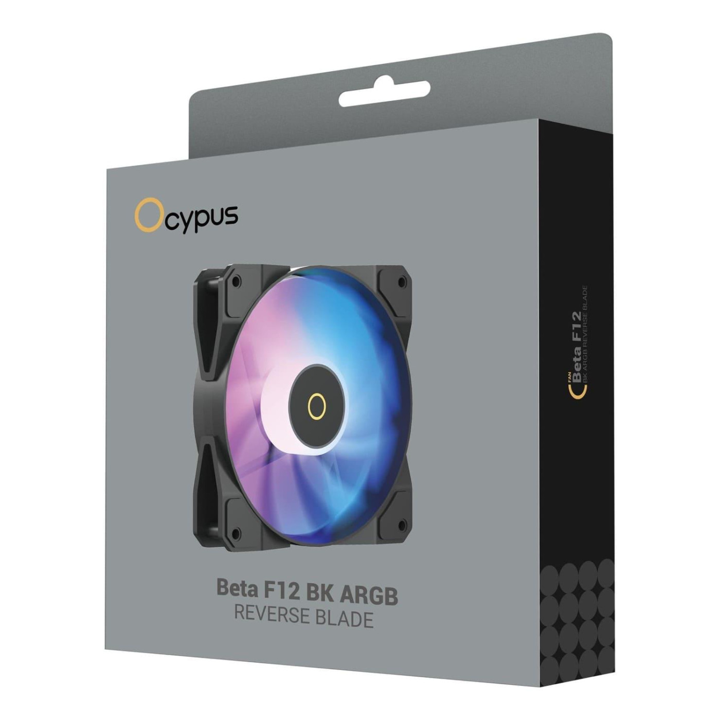 Вентилятор Ocypus BETA F12 BK BLADE 120MM REVERSE ARGB (BETA-F12-BK1AM01X-GL)